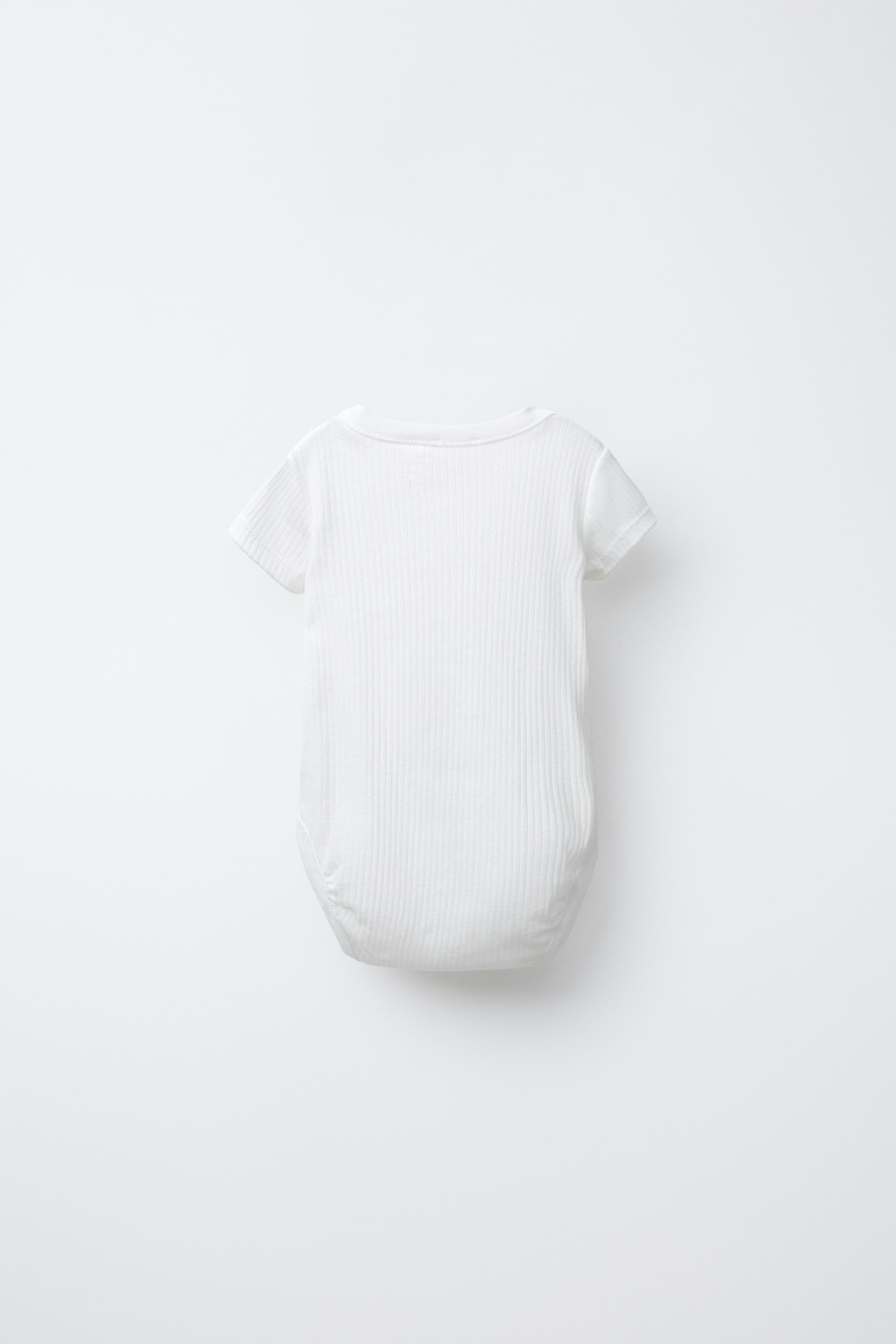 THREE-PACK OF BASIC SHORT SLEEVE KIMONO COLLAR BODYSUITS